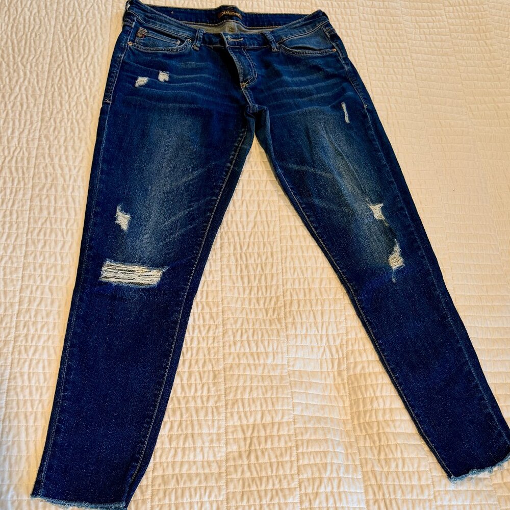 Dear John Blue Denim Distressed Denim - size 28